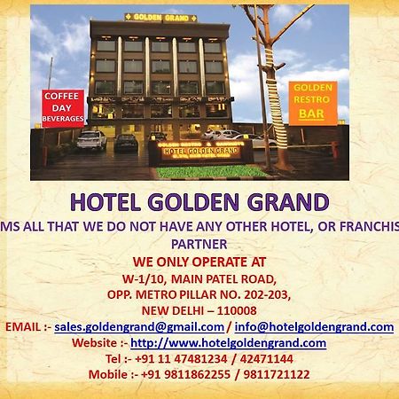 Hotel Golden Grand Delhi  Exterior foto