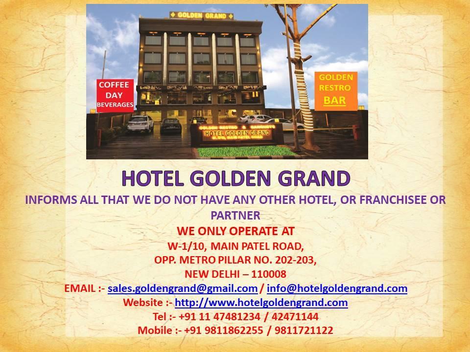 Hotel Golden Grand Delhi  Exterior foto
